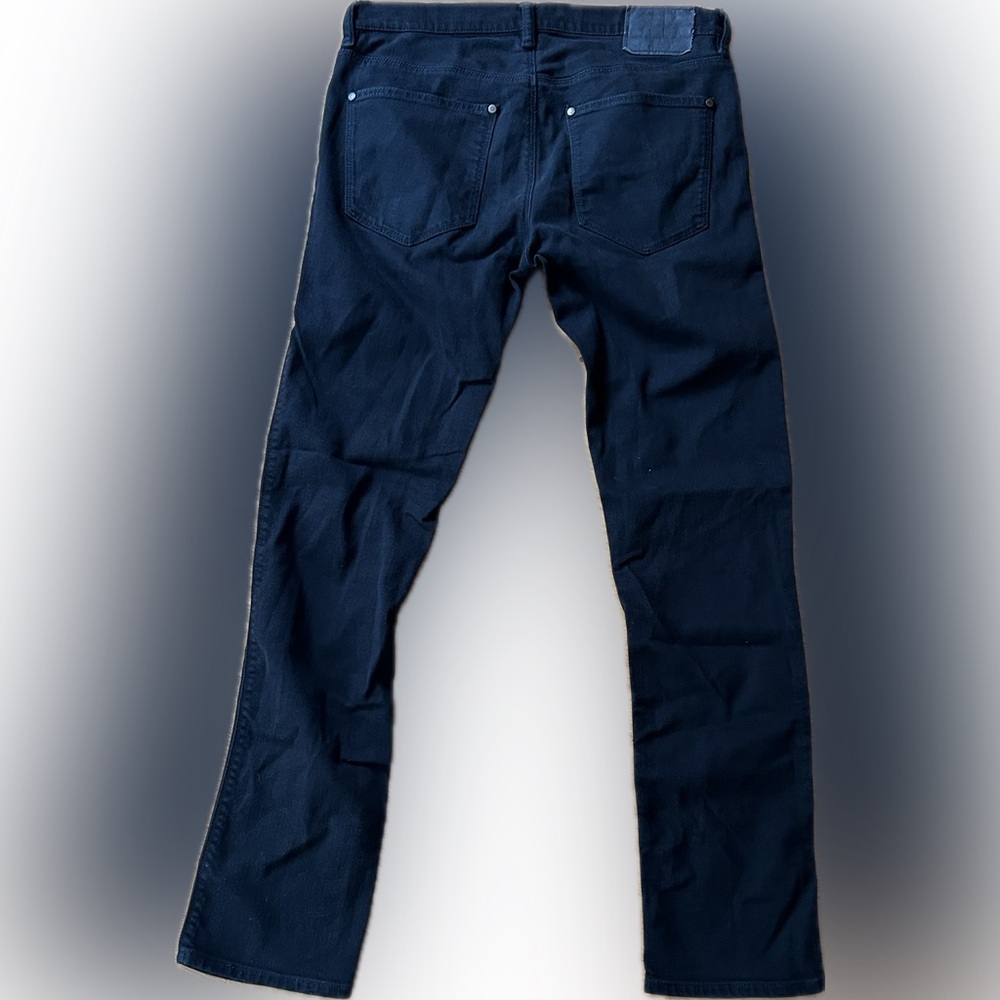 ACNE Studios Max Stay Black Jeans Men's W32 Zip Fly Blå Konst Made In Italy - Picture 2 of 13